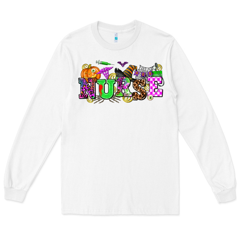 Halloween Nurse Long Sleeve Tee by AdoDesignShop | Teevron
