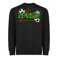 Black mama soccer Heavyweight Sweatshirt - Zillion Design Studio