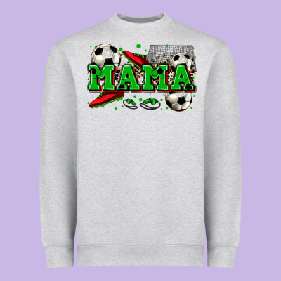 Mama Soccer Heavyweight Sweatshirt Designed By Zillion Design Studio