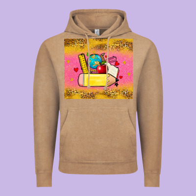 Vintage Hoodie back to school custom name