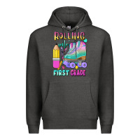 Charcoal Heather rolling into first grade Premium Hoodie - BundleAndBundleShop