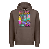 Coffee rolling into first grade Premium Hoodie - BundleAndBundleShop