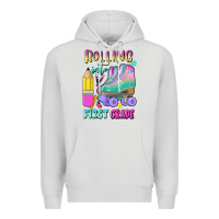 Dove Grey rolling into first grade Premium Hoodie - BundleAndBundleShop