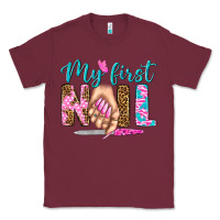 Burgundy my first nail bbs Classic Tee - BundleAndBundleShop