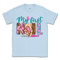 Dusty Blue my first nail bbs Classic Tee - BundleAndBundleShop