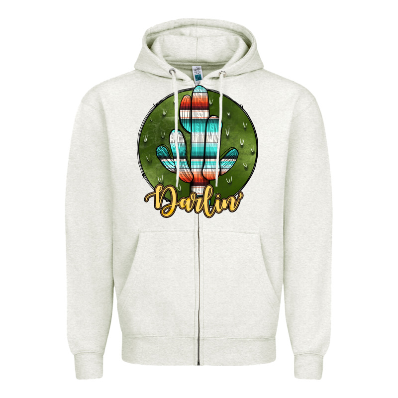 Darlin' Zipper Hoodie by JahusDesignShop | Teevron