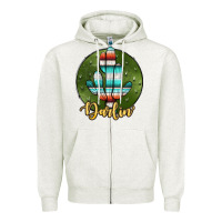 Oatmeal Heather darlin' Zipper Hoodie - JahusDesignShop