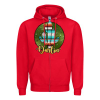 Red darlin' Zipper Hoodie - JahusDesignShop