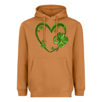 Meerkat st patricks day shamrock heart Heavyweight Hoodie - MaliasSmallBusiness