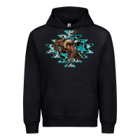 Black western cowboy Urban Hoodie - RanaPortraitStore