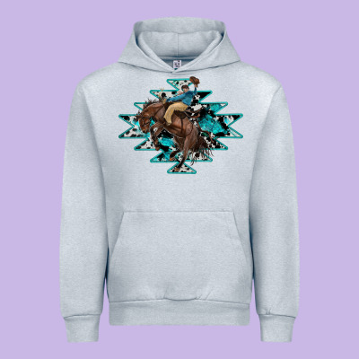 Western Cowboy Urban Hoodie Designed By Ranaportraitstore