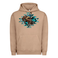 Pigment Burro western cowboy Urban Hoodie - RanaPortraitStore