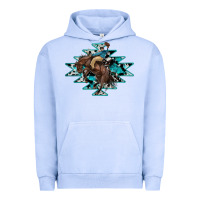 Pigment Grape Ice western cowboy Urban Hoodie - RanaPortraitStore