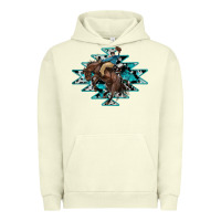 Pigment Pistachio western cowboy Urban Hoodie - RanaPortraitStore