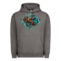 Pigment Tornado western cowboy Urban Hoodie - RanaPortraitStore