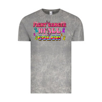 Cloud Rock Fight Cancer In All Color Vintage Tee - texasbilliewilder