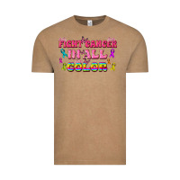 Vintage Coffee Fight Cancer In All Color Vintage Tee - texasbilliewilder