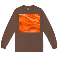 Chestnut orange glitter Long Sleeve Tee - JahusDesignShop