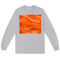 Moon Dust orange glitter Long Sleeve Tee - JahusDesignShop