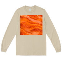 Mushroom orange glitter Long Sleeve Tee - JahusDesignShop