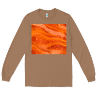 Toasted Coconut orange glitter Long Sleeve Tee - JahusDesignShop