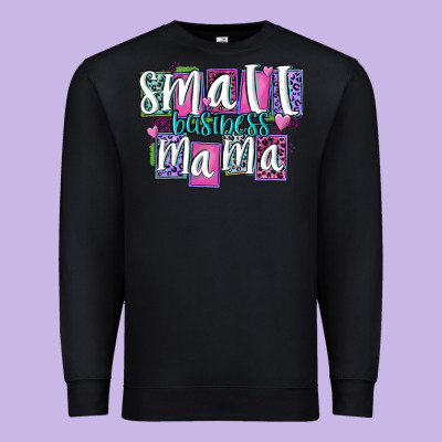 Small Business Mama Premium Sweatshirt Designed By Maliassmallbusiness