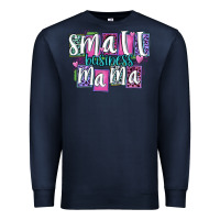 Navy small business mama Premium Sweatshirt - MaliasSmallBusiness