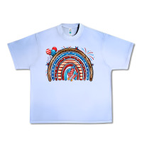 Grape Ice American rainbow Urban Heavy Tee - Neo Western