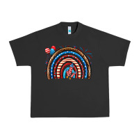Pigment Black American rainbow Urban Heavy Tee - Neo Western