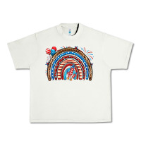 Pistachio American rainbow Urban Heavy Tee - Neo Western