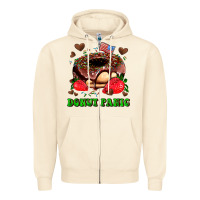 Sandshell donut panic Zipper Hoodie - AdoDesignShop