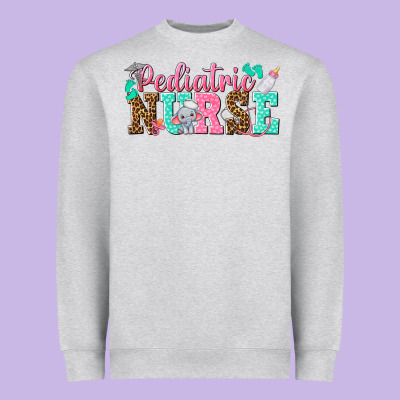 Pediatric Nurse Heavyweight Sweatshirt Designed By Texasbilliewilder