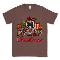 Chestnut merry christmas pug Classic Tee - JahusDesignShop
