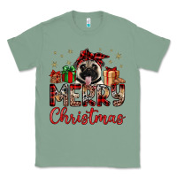 Sage merry christmas pug Classic Tee - JahusDesignShop