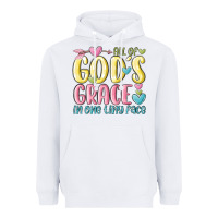 White all of god's grace in one tiny face Heavyweight Hoodie - MaliasSmallBusiness