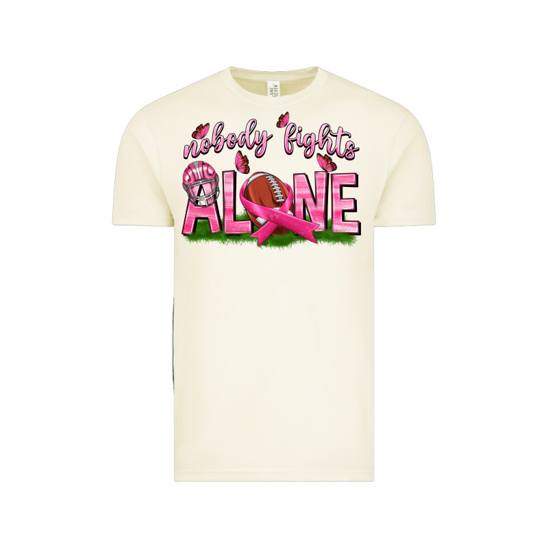 Football Nobody Fights Alone Vintage Tee by texasbilliewilder | Teevron