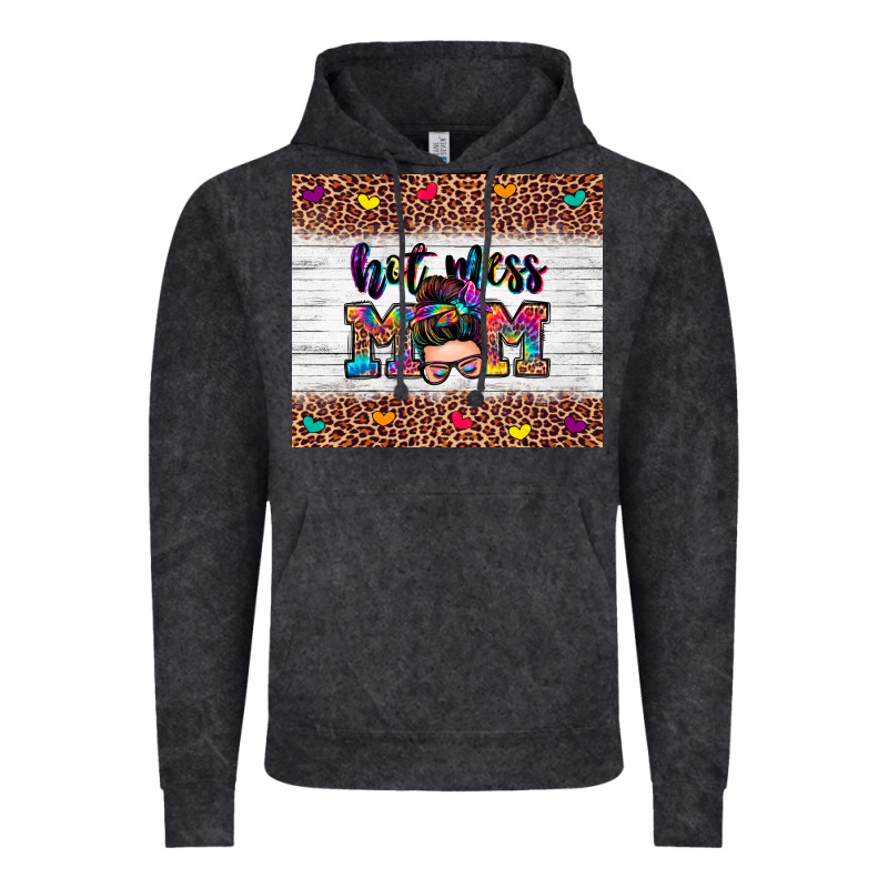 Hot Mess Mom Vintage Hoodie by Zillion Design Studio | Teevron