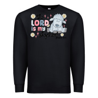 Black the lord is my shepherd Premium Sweatshirt - MaliasSmallBusiness