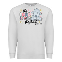Dove Grey the lord is my shepherd Premium Sweatshirt - MaliasSmallBusiness