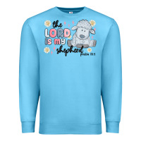 Ocean Blue the lord is my shepherd Premium Sweatshirt - MaliasSmallBusiness