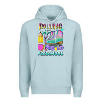Blue Mist rolling into preschool Premium Hoodie - BundleAndBundleShop