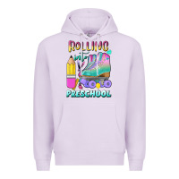 Lilac rolling into preschool Premium Hoodie - BundleAndBundleShop
