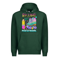Sports Green rolling into preschool Premium Hoodie - BundleAndBundleShop
