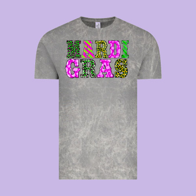 Mardi Gras Vintage Tee Designed By Barkaloodesign