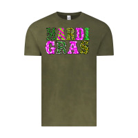 Vintage Olive mardi gras Vintage Tee - BarkalooDesign