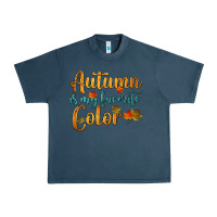 Midnight Navy autumn is my favorite color Urban Heavy Tee - HRA Design Shop