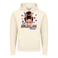 Vintage Artic all american mama messy bun Vintage Hoodie - texasbilliewilder