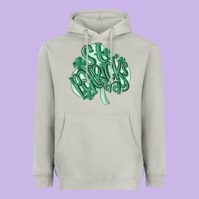 St Patrick's Day Heavyweight Hoodie Designed By Maliassmallbusiness