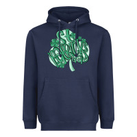 Navy st patrick's day Heavyweight Hoodie - MaliasSmallBusiness