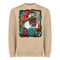 Mushroom african american santa joy Heavyweight Sweatshirt - RanaPortraitStore